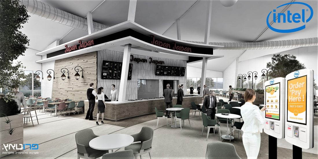 LED Screens - Multimedia interactive kiosks at Intel Israel